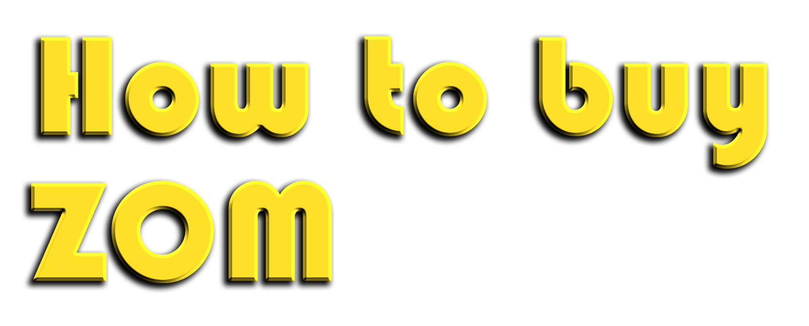 How to buy ZOM
